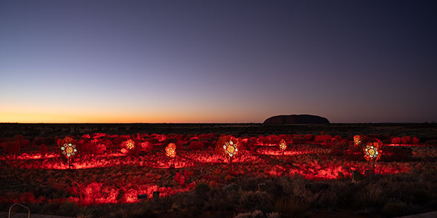 Field of Lights - Ayers Rock Road Trip - Uluru