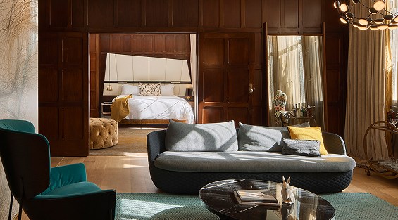 QT Hotels living room