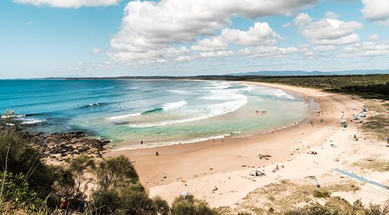 NRMA Broulee Holiday Park beach view