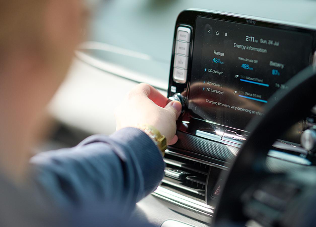 Energy usage dashboard EV