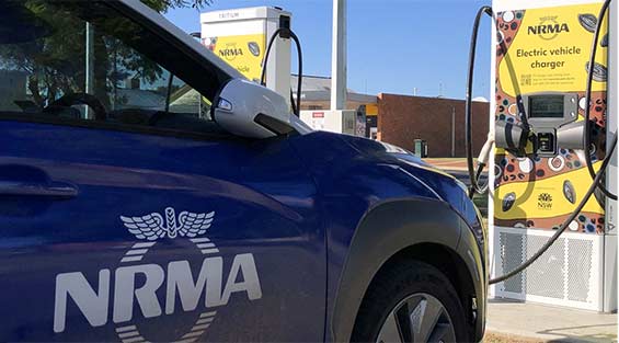 NRMA EV electric vehicle charging network