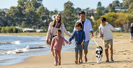 Pet friendly beach walks