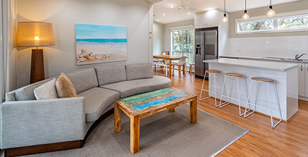 Beachside Villa living area - Broulee