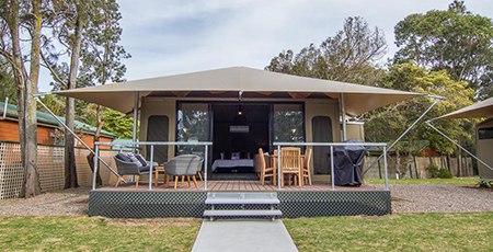 Glamping experience Broulee