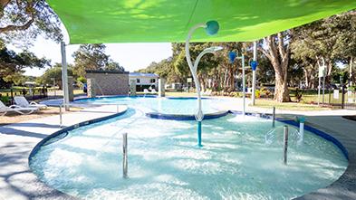 NRMA Budgewoi Holiday Park splash pool