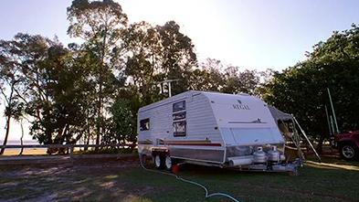 Powered caravan site Canton Beach