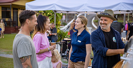 Staff hosting events