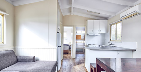 Lake View Villa Access interior - NRMA Jindabyne Holiday Park