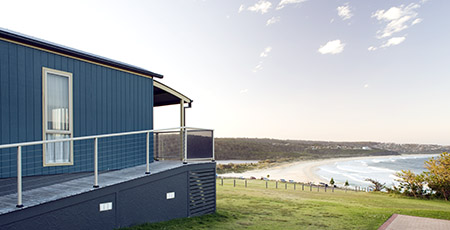 The Beach House exterior, Merimbula
