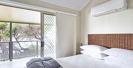 Clifftop Ocean Condo bedroom, Merimbula