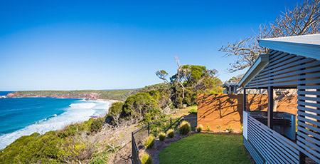 The Escape exterior view, Merimbula