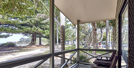 Murramarang Beach Villa deck