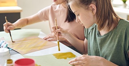 Kid's club painting artwork