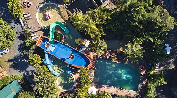 Aerial view of South West Rocks