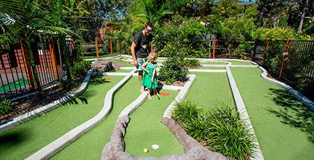 Mini golf at South West Rocks