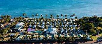 Bowen Beachfront Holiday Park aerial