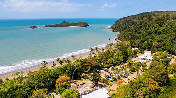Aerial view of Cape Hillsborough