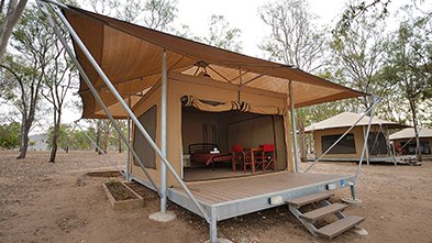 Lake Somerset Safari Tent exterior