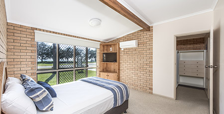 Beach House bedroom, Woodgate Beach