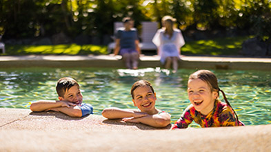 Kids in pool