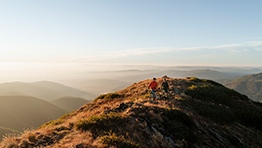 Mountain view, Bright