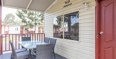 Echuca Waratah Cabin decking