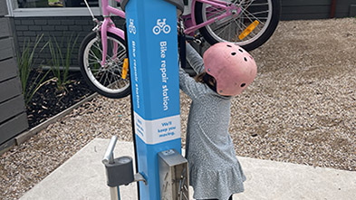 Bike repair station