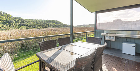 Port Campbell Creekside Villa decking