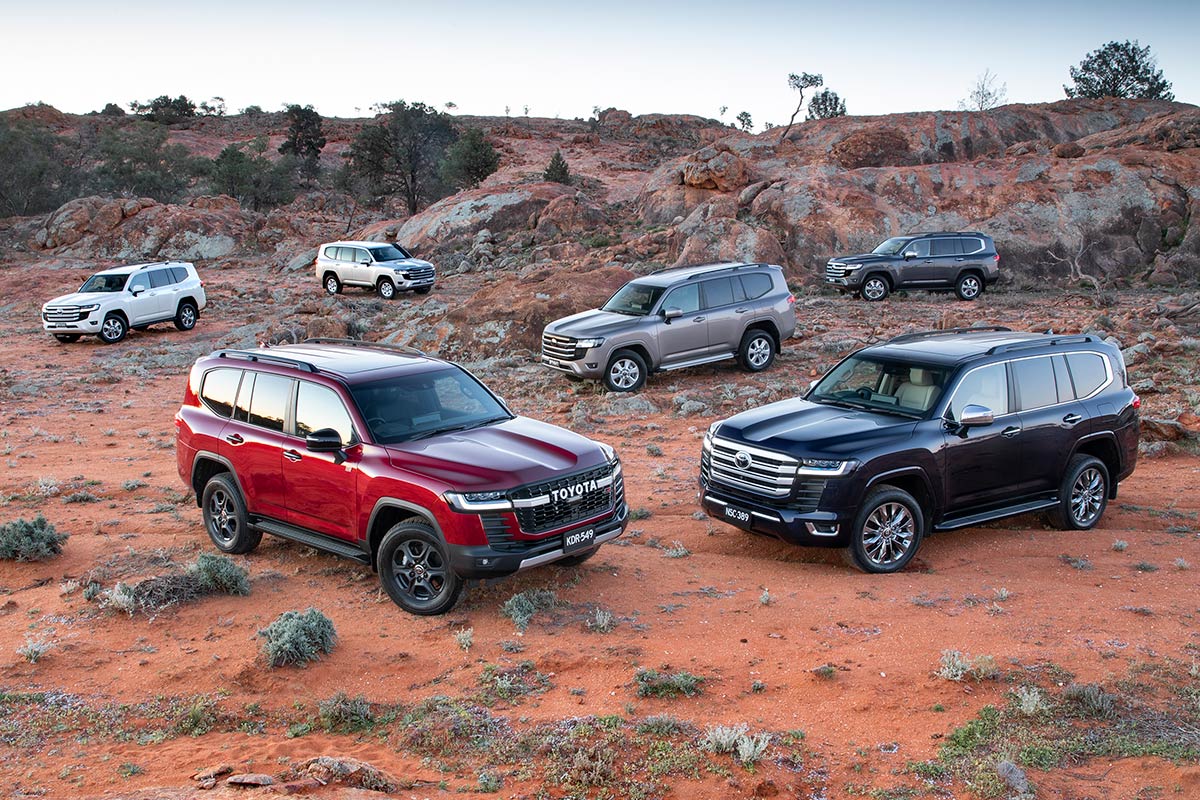 2026 Toyota Landcruiser 300 series range