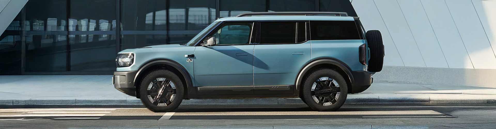 Ford Bronco seen from the side