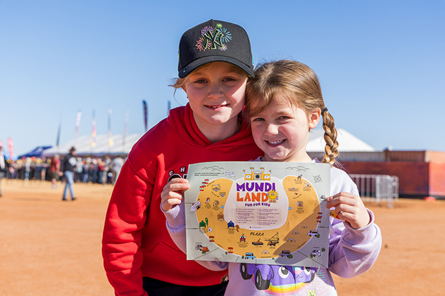Kids at the Mundi Mundi Festival