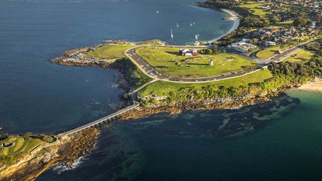 Aerial view of Botany Bay