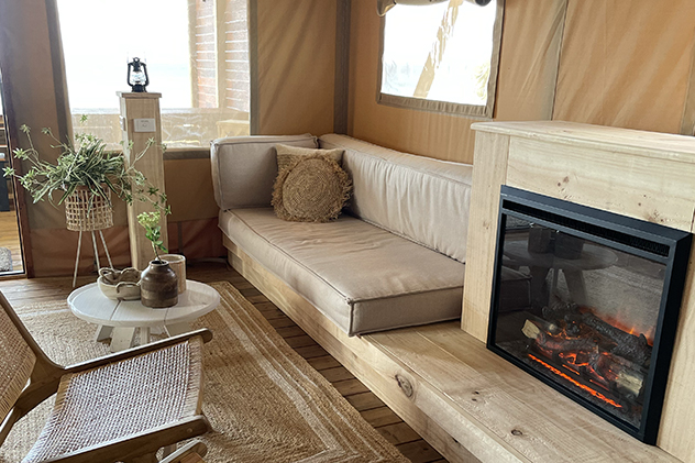 Electric fire at Phillip Island Holiday Park