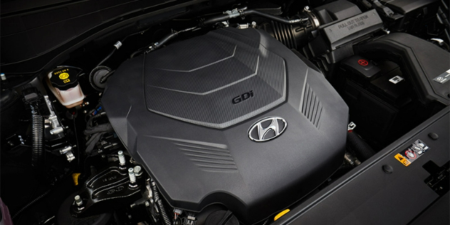 Engine of the 2021 Hyundai Palisade Slide 3