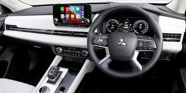 Dashboard of a 2022 Mitsubishi Outlander Slide 2