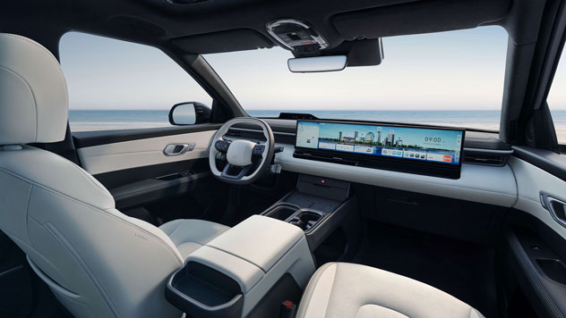 Dashboard of a Hyundai ELexio