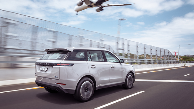 2026 Jaecoo J5 EV near an airport