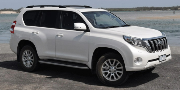 Toyota LandCruiser Prado at Wallamba River NSW