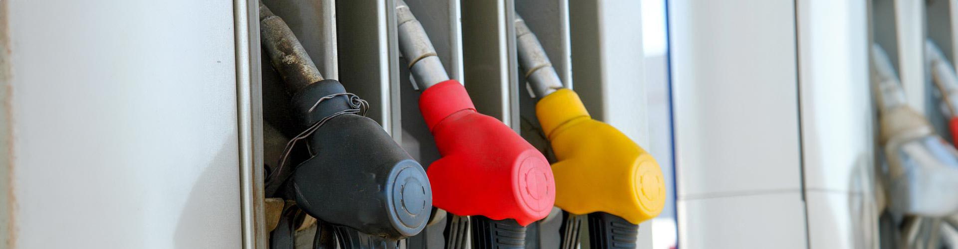 Closeup shot of bowser nozzles