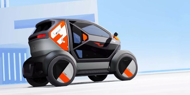  A 3D rendering of Mobile Duo micro-ev 