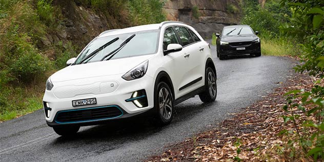 2022 Kia Niro EV and Polestar 2