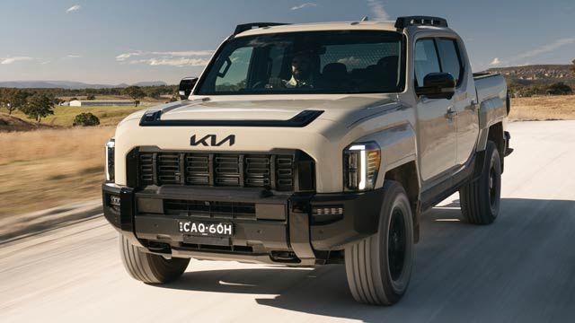 2025 Kia Tasman driving