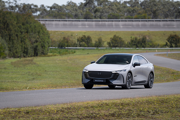 2026 Mazda 6e driving