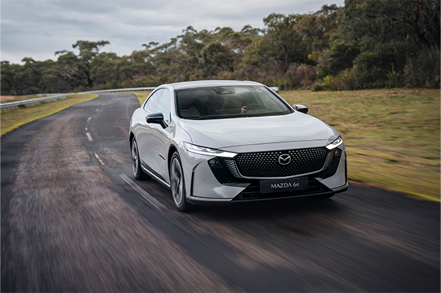 2026 Mazda 6e driving