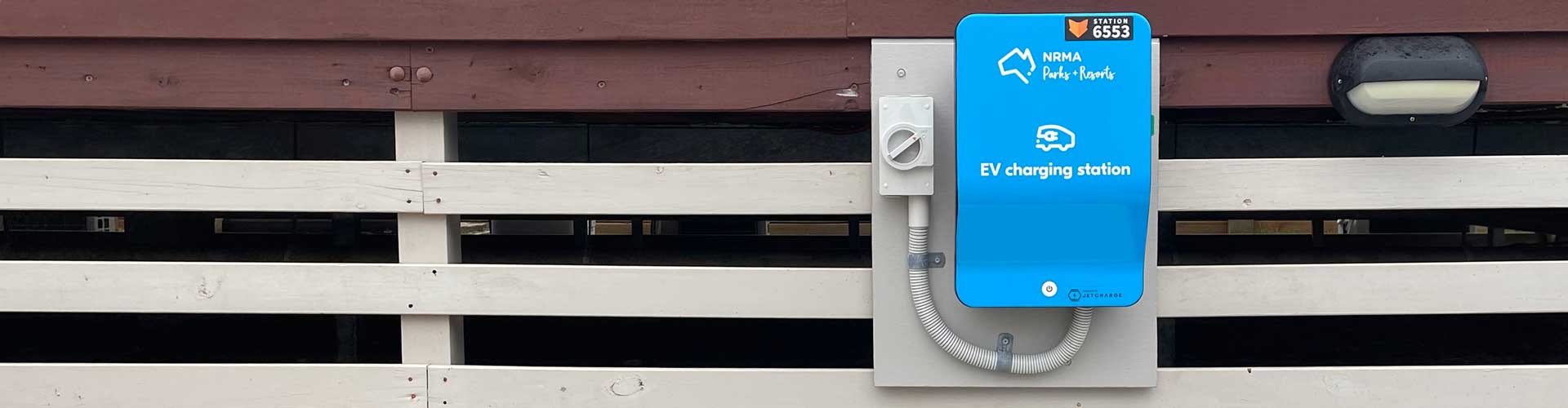 NRMA Parks and Resorts EV charger at Port Macquarie