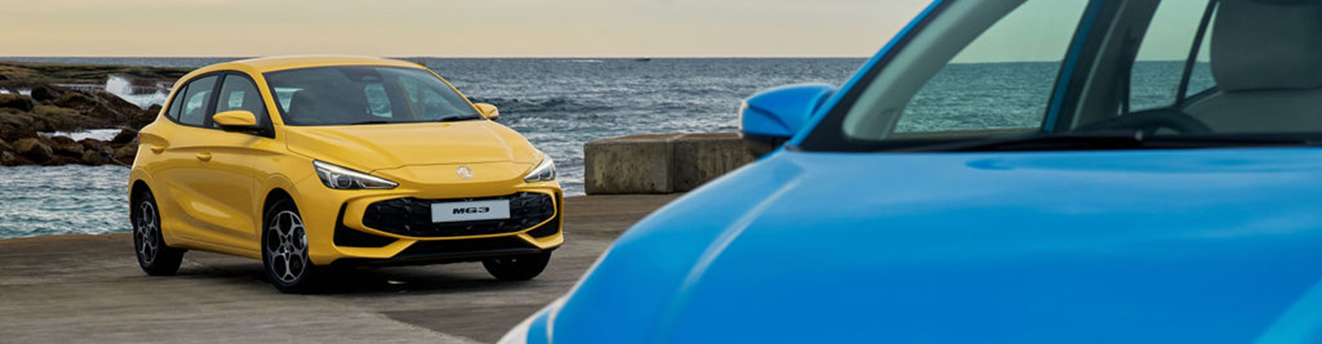 Blue and yellow MG3s