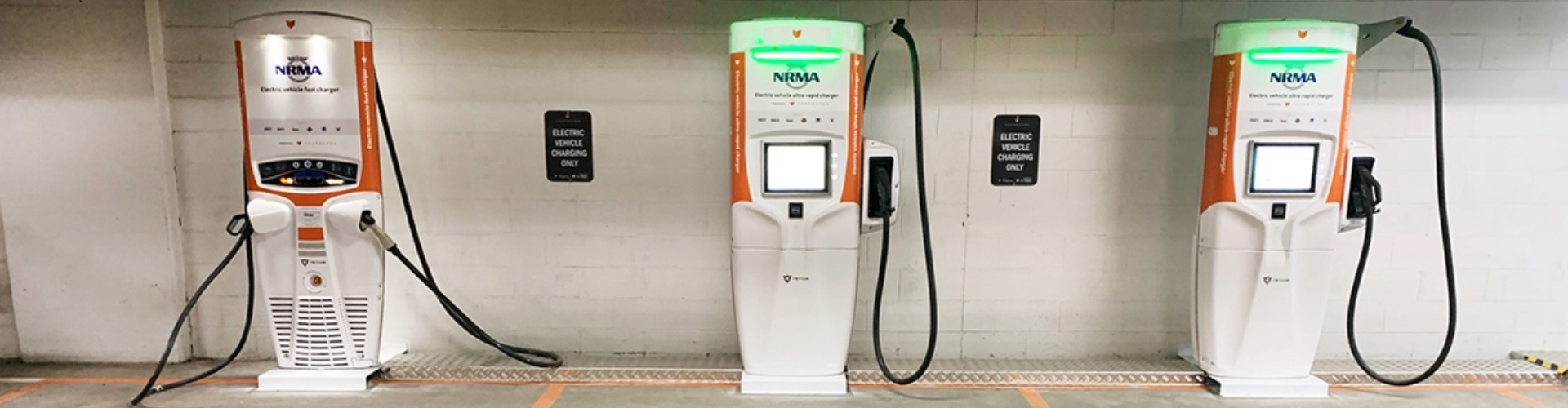 NRMA branded EV chargers