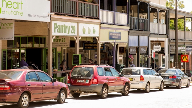 Bangalow streetscape NSW