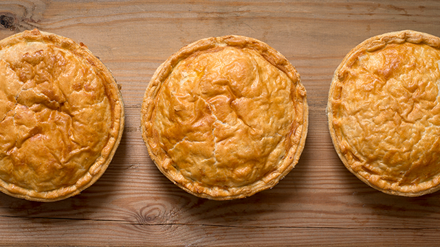 3 meat pies