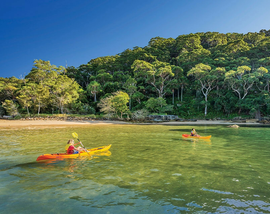 kayakers-pittwater-bay-sydney-900x715 Slide 5